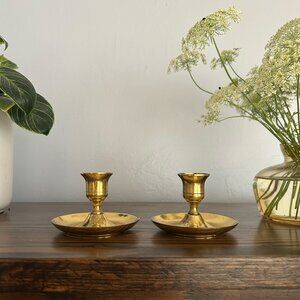 Vintage Brass Candlesticks